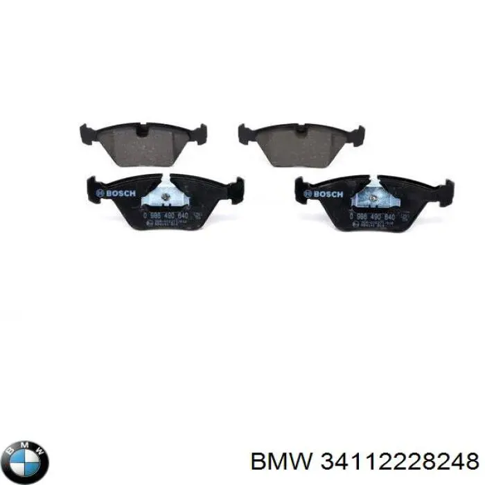 34112228248 BMW Pastillas De Freno Delanteras