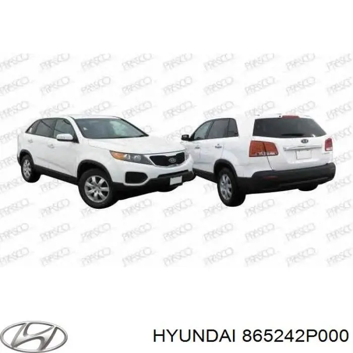 865242P000 Hyundai Kia Rejilla De Antinieblas Delantera Derecha Comprar