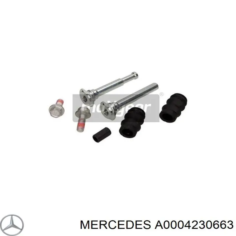 A0004230663 Mercedes juego de reparación pinza de freno trasero