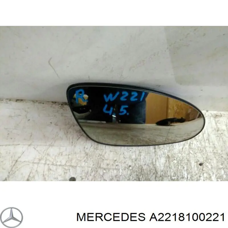 A Mercedes Cristal De Espejo Retrovisor Exterior Derecho