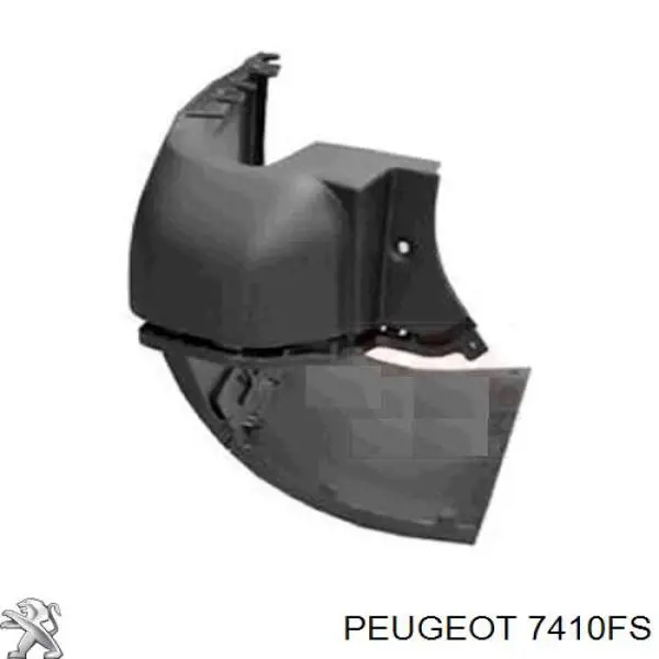 7410FS Peugeot Citroen Parachoques Trasero Parte Izquierda