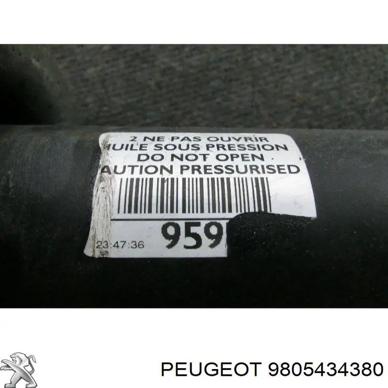 9805434380 Peugeot Citroen Amortiguador Trasero