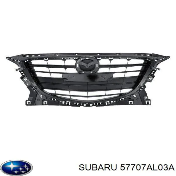 Al A Subaru Soporte De Parachoques Delantero Exterior Izquierdo