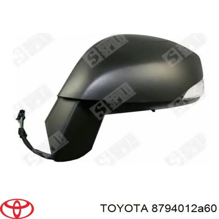 8794012A60 Toyota Espejo Retrovisor Izquierdo