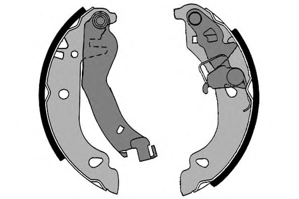 2789 Raicam Zapatas De Frenos De Tambor Traseras