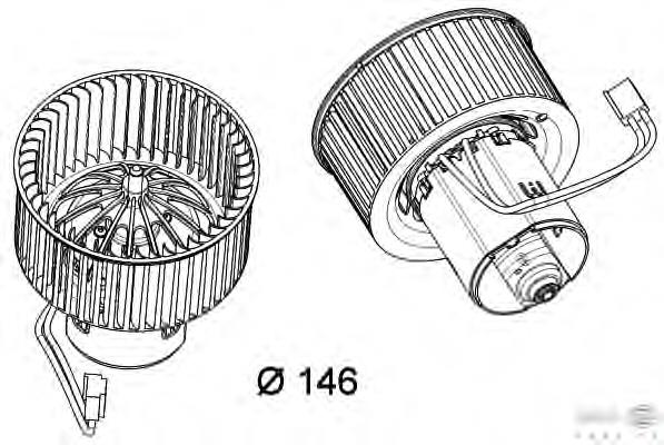 8EW351040231 HELLA ventilador habitáculo