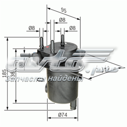 Comprar 4224811M1 Massey Ferguson Filtro diesel