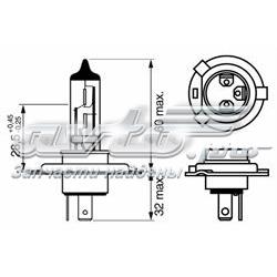 1987301001 Bosch Bombilla halógena