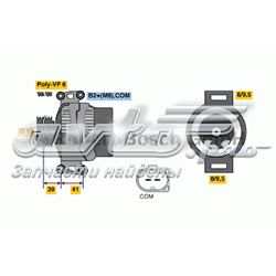 0124525083 Bosch alternador