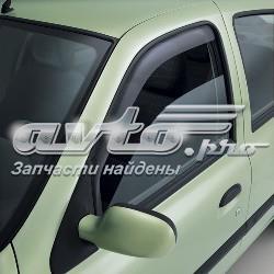 Juego de deflectores de aire de ventanillas, 2 piezas para Renault Clio (LU)