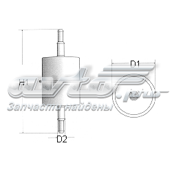 CFF100104 Champion Filtro de gasolina