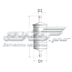 CFF100226 Champion filtro combustible