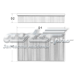 CAF100520P Champion filtro de aire