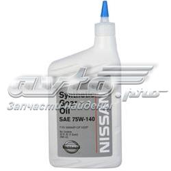 Nissan Gear Oil Sintético 75W-140 0.946 L Aceite transmisión (999MPDF100P)