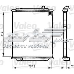 Radiador refrigeración del motor 733521 VALEO