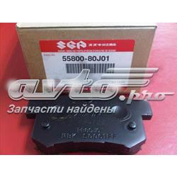 Pastillas de freno traseras 5580080J01 Suzuki