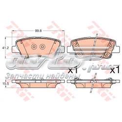 Comprar GDB3594 TRW Pastillas de freno traseras