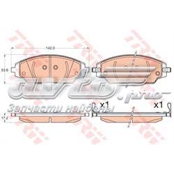 Comprar GDB3579 TRW Pastillas delanteras de freno