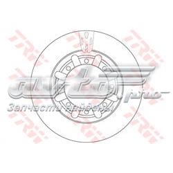Disco de freno trasero DF6335S TRW