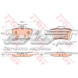 Comprar GDB2033 TRW Pastillas de freno traseras