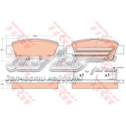 Comprar GDB3576 TRW Pastillas de freno traseras