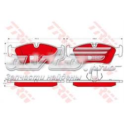 Pastillas freno delanteras TRW GDB1348DTE precio, desde 23,19 EUR