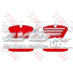 Pastillas de freno GDB1559DTE TRW