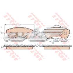 Pastillas de freno delanteras Citroen C4