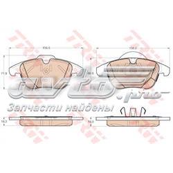 Comprar GDB1960 TRW Pastillas delanteras de freno