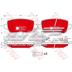 Pastillas de freno traseras GDB1515DTE TRW