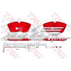 Comprar GDB1768DTE TRW Pastillas delanteras de freno