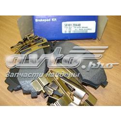 Pastillas de freno 581012DA40 Hyundai/Kia