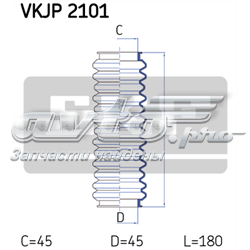 VKJP 2101 SKF fuelle, dirección