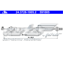 Comprar 24372810052 ATE Cable de embrague