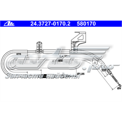 24372701702 ATE cable de freno de mano trasero derecho