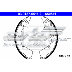 03.0137-0511.2 ATE zapatas de frenos de tambor traseras