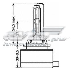Bombilla de xenón 66140CLC Osram