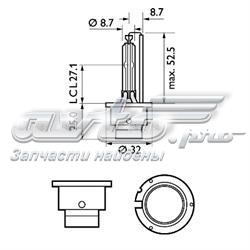 85122UBC1 Philips bombilla de xenon