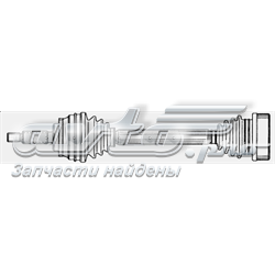 Semieje 7L0501201CX VAG