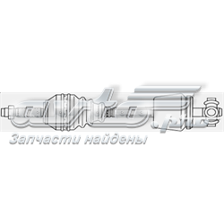 Semieje delantero izquierdo GKN-Spidan 21962