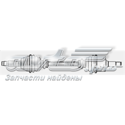 Comprar 24460 GKN-Spidan Semieje delantero izquierdo