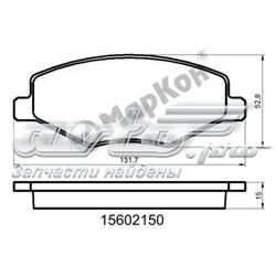 15602150 Markon pastillas de freno delanteras