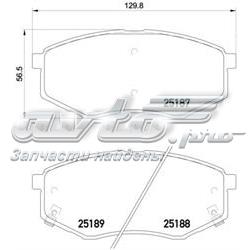 Pastillas de freno delanteras Brembo P30055