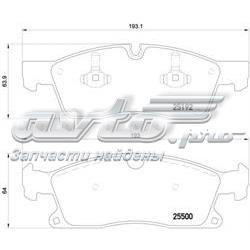 Comprar P50109 Brembo Pastillas delanteras de freno
