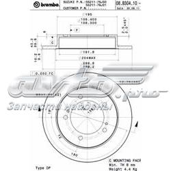 Frenos delanteros Brembo 08B30410 precio, desde 32,12 EUR