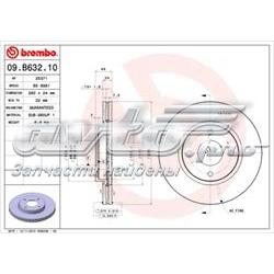 Frenos delanteros Brembo 09B63210 precio, desde 44,71 EUR
