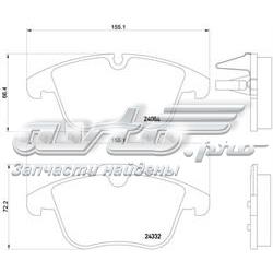 Pastillas freno delanteras Brembo P61106 precio, desde 37,22 EUR