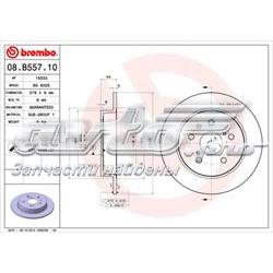 Comprar 08B55710 Brembo Disco de freno trasero