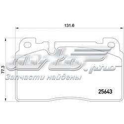 Comprar P85122 Brembo Pastillas delanteras de freno