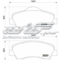 Pastillas de freno delanteras Citroen C4